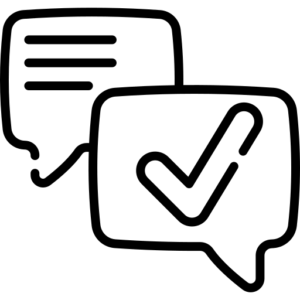 Symbol Gespräch